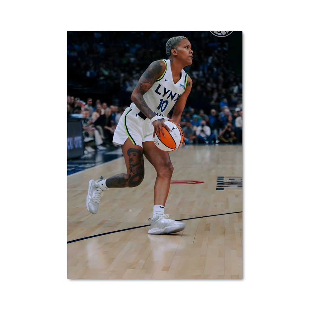 Poster Courtney de williams – affiche Basketball